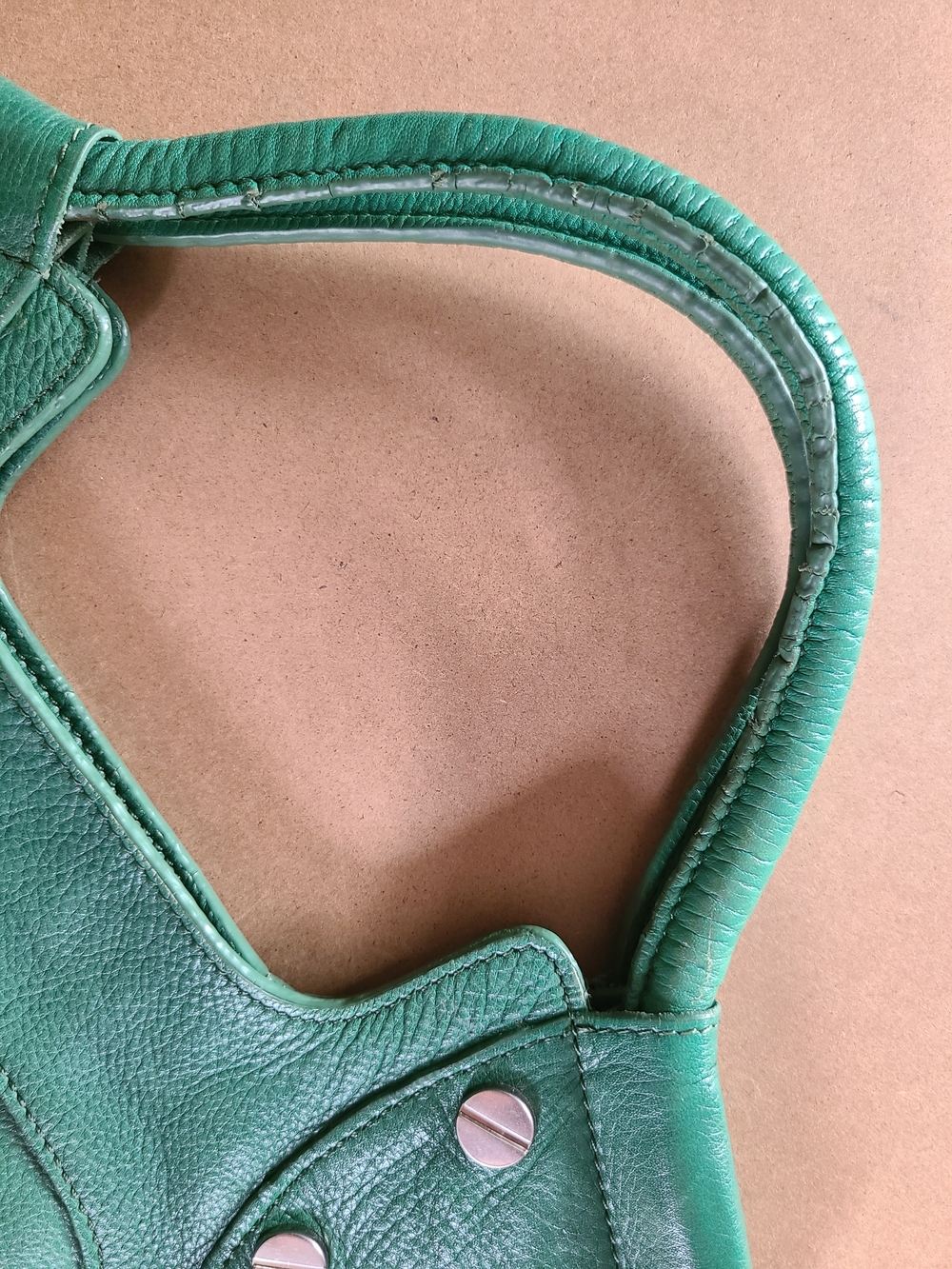 Foley + Corinna Green Leather Shoulder Tote - Picture 9 of 13